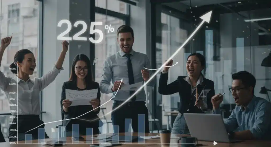 US Companies B2B Sales: 25% Growth in 6 Months