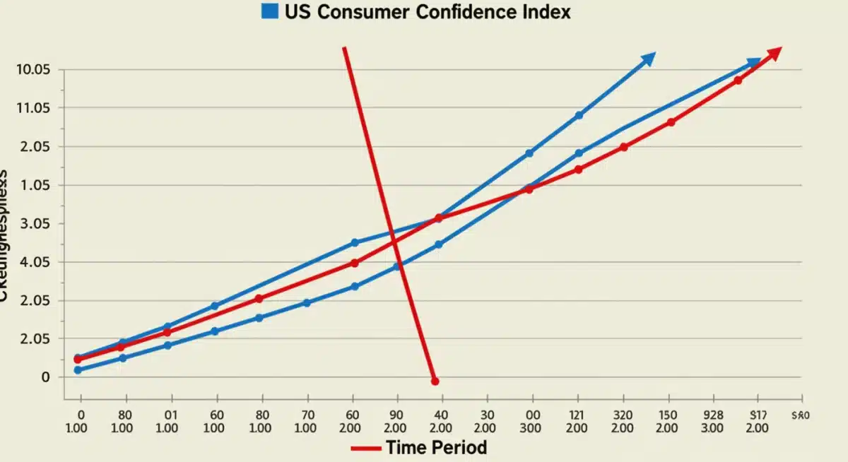 Consumer confidence and retail sales correlation graph