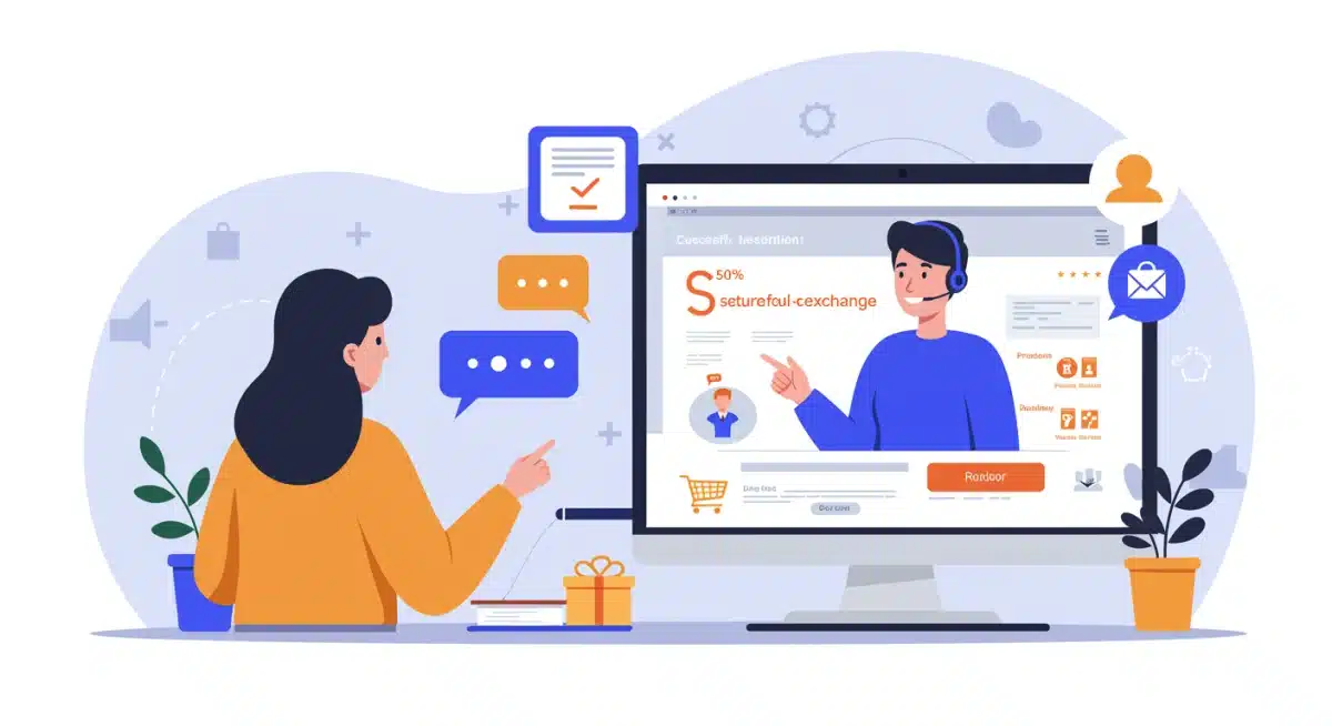Customer service interaction converting a return into a new personalized purchase