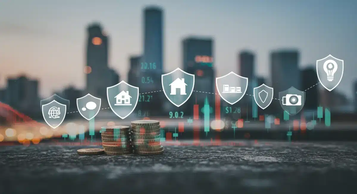 Diversified investment portfolio with risk mitigation strategies against economic downturns.