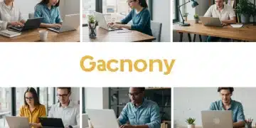 Diverse individuals working remotely, symbolizing the dynamic gig economy