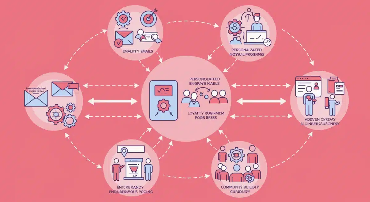 Customer journey map illustrating post-purchase engagement tactics