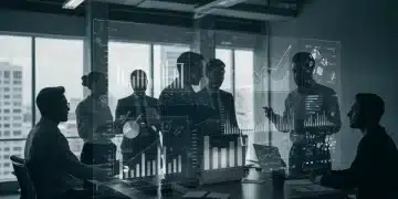 US business professionals strategizing for market share growth in 2025