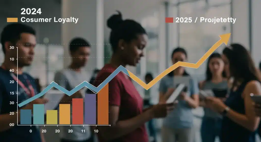 US Consumer Loyalty Trends: 2024 vs. Projected 2025 Data Analysis